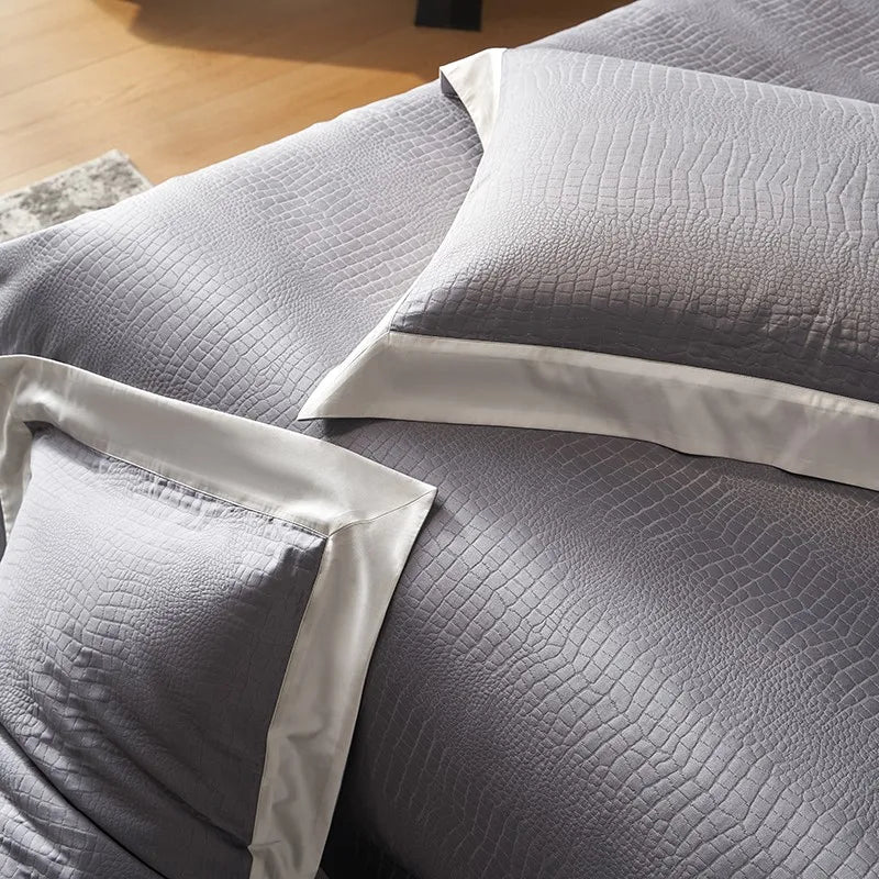 Smoky Retreat Egyptian Cotton Linens DECORATIQ | Home&Decor