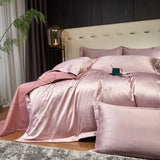 Gentle Blossom Jacquard Satin Cotton Bed Set DECORATIQ | Home&Decor