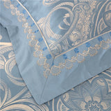 Radiant Rain Silk Jacquard Bedding Ensemble DECORATIQ | Home&Decor