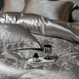 Crystalline Shimmer Cotton Sateen Bedding Ensemble DECORATIQ | Home&Decor