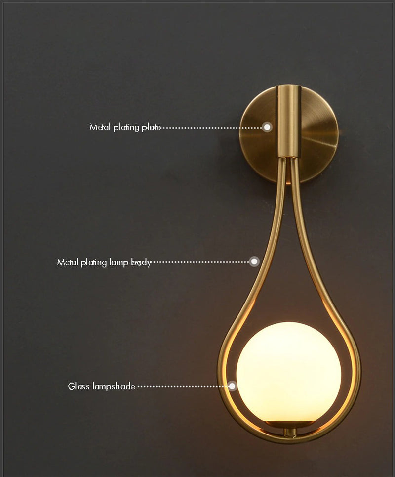 Dråpe Lis Wall Light DECORATIQ | Home&Decor