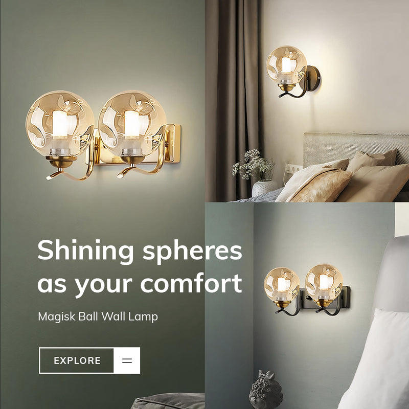 Magisk Ball Wall Lamp DECORATIQ | Home&Decor