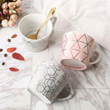 Gold Triangle Mug DECORATIQ | Home&Decor