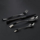 Jet Black Flatware DECORATIQ | Home&Decor