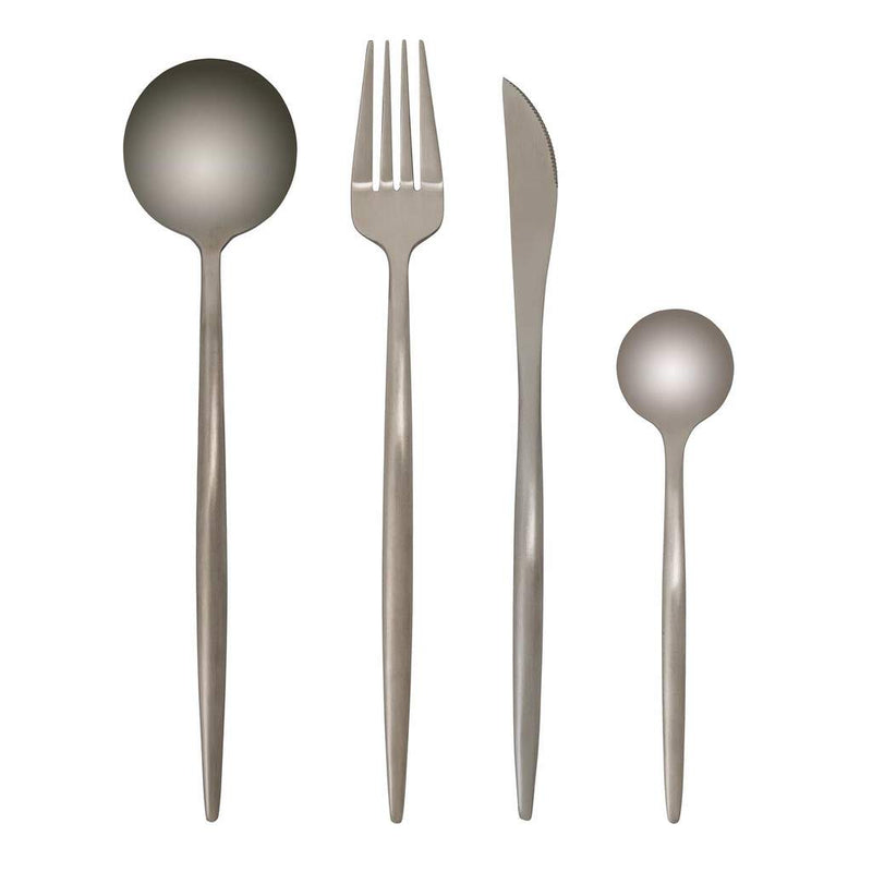 Arya Silver Flatware DECORATIQ | Home&Decor