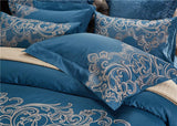 Brizia Luxury Egyptian Cotton Embroidery Duvet Cober Set DECORATIQ | Home&Decor