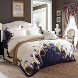 Zaydena Luxury Embroidered  Egyptian Cotton Duvet Cover Set DECORATIQ | Home&Decor