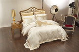 Rovenia Luxury Satin Cotton Duvet Cover Set DECORATIQ | Home&Decor