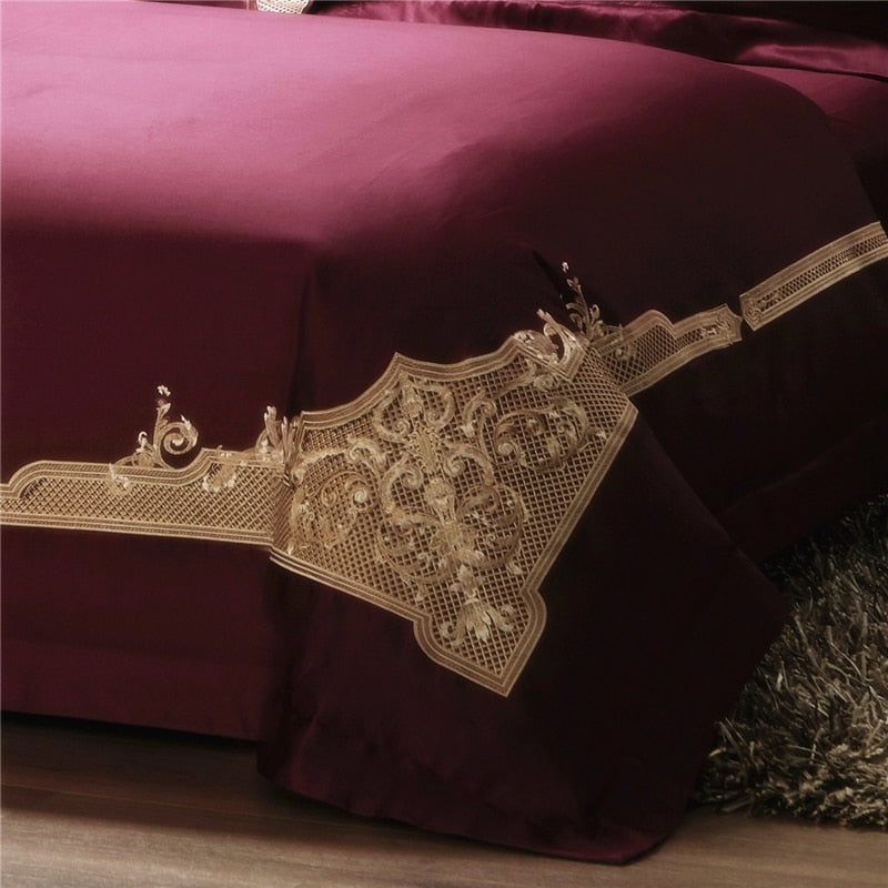 Vienna Square Duvet Cover Set (Egyptian Cotton) DECORATIQ | Home&Decor