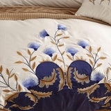 Zaydena Luxury Embroidered  Egyptian Cotton Duvet Cover Set DECORATIQ | Home&Decor