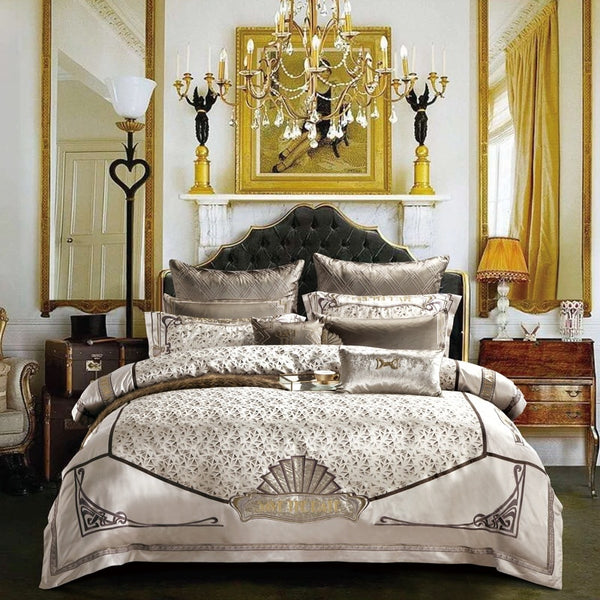 Venora Luxury Jacquard Duvet Cover Set