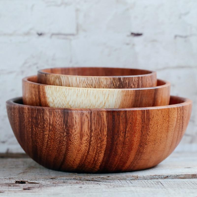 Hilary Acacia Serving Bowl DECORATIQ | Home&Decor