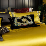 Lisa Embroidered Jacquard Satin Duvet Cover Set DECORATIQ | Home&Decor