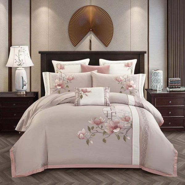 Sakura Flush Duvet Cover Set