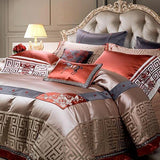 Venora Luxury Jacquard Duvet Cover Set DECORATIQ | Home&Decor