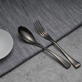 Jet Black Flatware DECORATIQ | Home&Decor