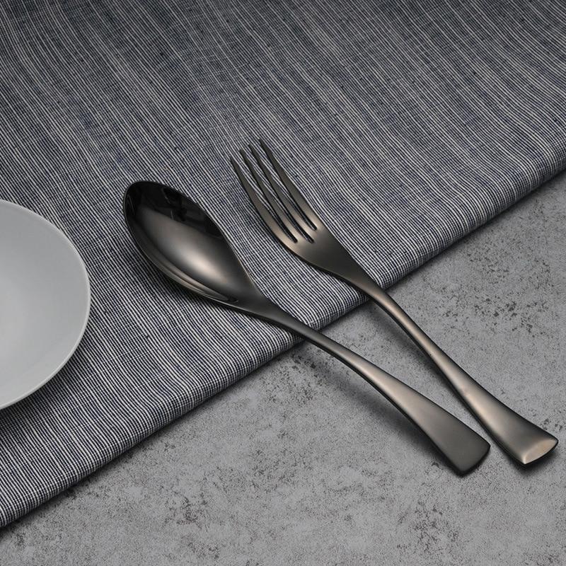 Jet Black Flatware DECORATIQ | Home&Decor