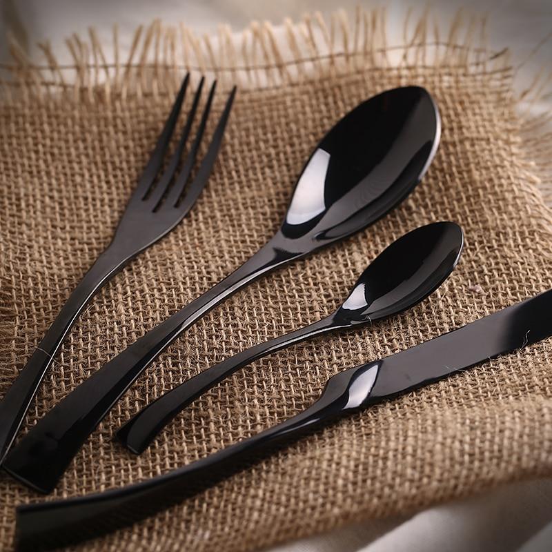 Jet Black Flatware DECORATIQ | Home&Decor