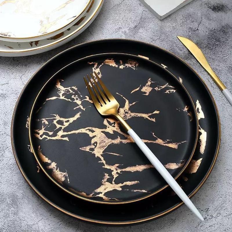 Rome Marble Plate DECORATIQ | Home&Decor