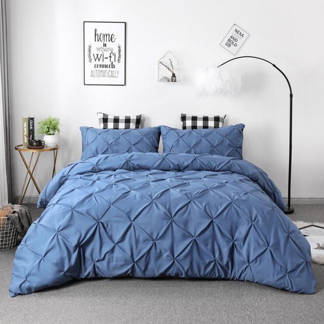 Pamella Pinch Pleated Bedding Set DECORATIQ | Home&Decor