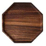 Geometry Acacia Wood Plate DECORATIQ | Home&Decor