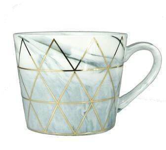 Gold Triangle Mug DECORATIQ | Home&Decor