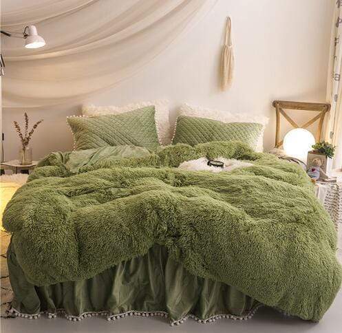 Shaggy Premium Duvet Cover Set DECORATIQ | Home&Decor